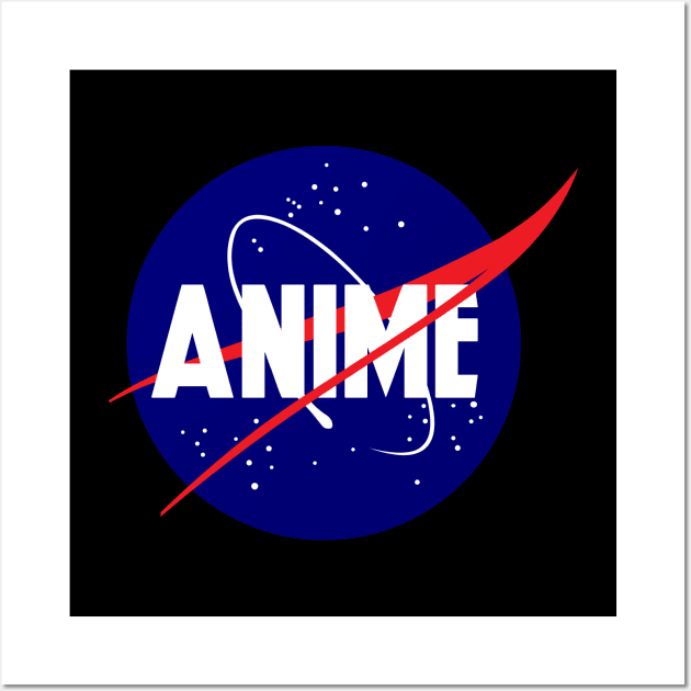 Anime Nasa Logo Wall Art by MigiDesu